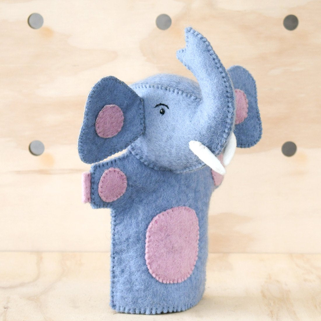 Hand Puppet - Blue Elephant – Global Gatherings