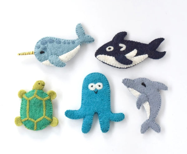 Finger Puppets - Ocean and Sea Creatures B