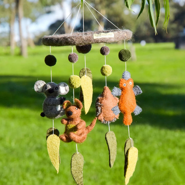 Nursery Cot Mobile - Australian Animals