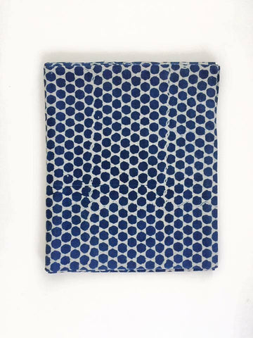 Indigo Dots Tablecloth (180x275cm)