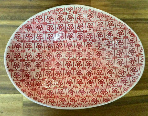 Etosha Dish Red- Large