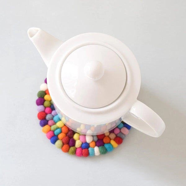 Teapot Trivet - Colourful 15cm