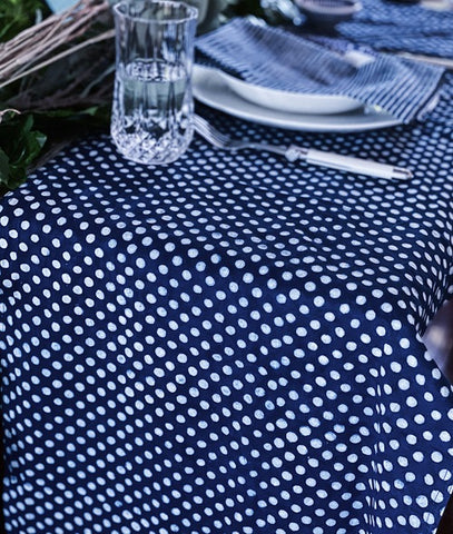 Indigo Hamptons Dotty Table Runner