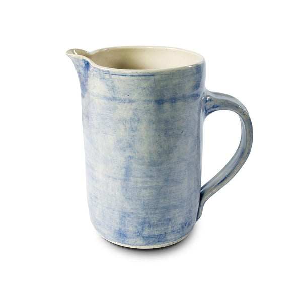 Large Water Jug- blue washed