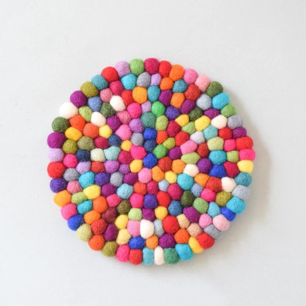 Teapot Trivet - Colourful 20cm