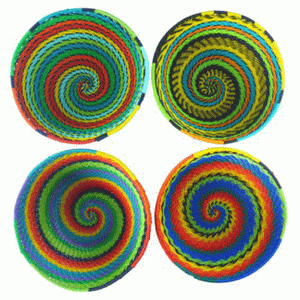 African Wire Bowl - Rainbow 13-14 cm